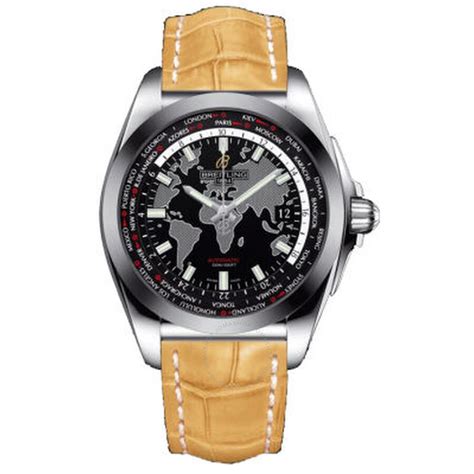 replica breitling men's galactic unitime